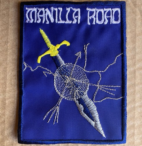 Manilla road embroidered patch - road,